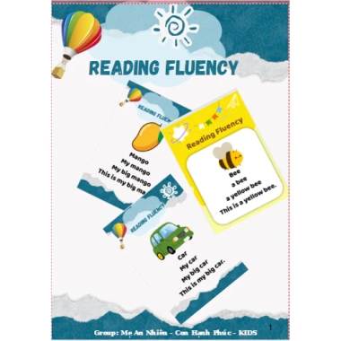Học liệu Reading Fluency Nâng cao tốc độ đọc tiếng Anh, Giá ưu đãi 65.000₫