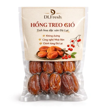 Hồng Treo Gió Đà Lạt 200g Sấy Tự Nhiên Không Đường, Bảo Quản Tối Ưu - 99k 2