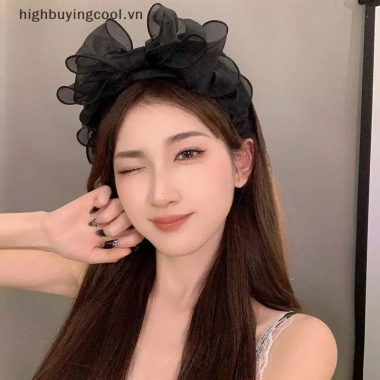 Hoop Tóc Lưới Retro Hàn Quốc Nơ Lớn - Phụ Kiện Tóc Nữ Hot Giá Ưu Đãi 59,100₫ 4