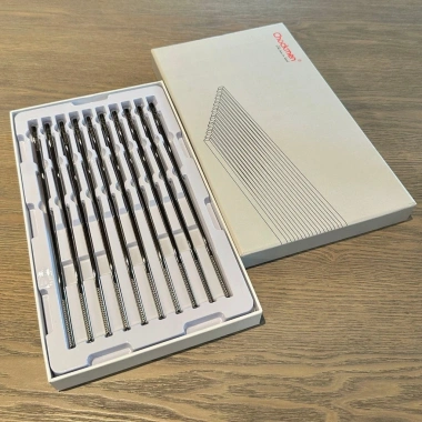 Hộp 10 Đôi Đũa Inox 316L Chockmen Vuông Chống Trơn Trượt Cao Cấp Giá Ưu Đãi 299.000₫