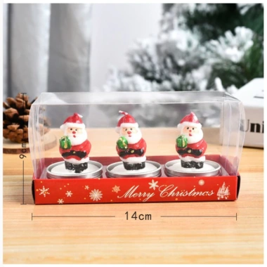 Hộp 3 Nến Noel Ông Già Người Tuyết Quả Thông - Nến Cây Thông Quà Giáng Sinh 48.900₫