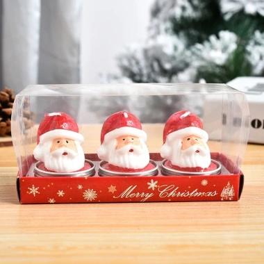 Hộp 3 Nến Noel Ông Già Người Tuyết Quả Thông - Nến Cây Thông Quà Giáng Sinh 48.900₫