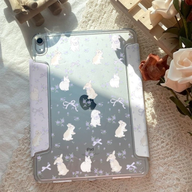 Hộp bảo vệ F & X dễ thương cho iPad mini7, Vỏ cứng không khe Air65, chống uốn, màn hình dọc
