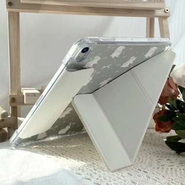 Hộp bảo vệ F & X dễ thương cho iPad mini7, Vỏ cứng không khe Air65, chống uốn, màn hình dọc