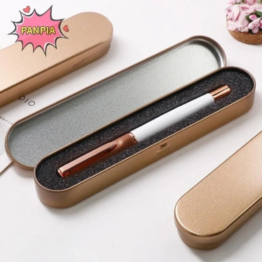 Hộp Bút Kim Loại Pnpia 17x2cm Đen - Bảo Vệ Bút Chì Chất Lượng Cao, Quà Tặng Văn Phòng & Học Tập
