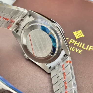 Hộp Đẹp Đồng Hồ Nam RoLex Sapphire RA75 Xanh La Mã Viền Băm Máy Cơ Automatic Nhật 2.55 Triệu 7