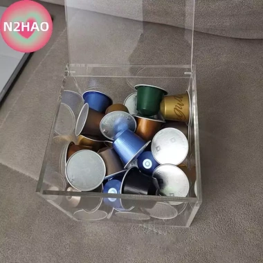 Hộp đựng cà phê viên nang Acrylic trong suốt, chống bụi, nắp kín - Giá ưu đãi 91.300₫ 2 Hộp đựng cà phê viên nang Acrylic trong suốt, chống bụi, nắp kín - Giá ưu đãi 91.300₫ 2