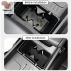 Hộp đựng đồ uống silicon chống sốc cho Santa Fe 2.024-2.025 - Giá đỡ cốc nước ô tô COD 4