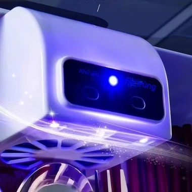 Hộp đựng đũa khử trùng UV gắn tường công nghệ đen không khoan, treo 111.300₫