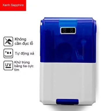 Hộp đựng đũa khử trùng UV gắn tường công nghệ đen không khoan, treo 111.300₫