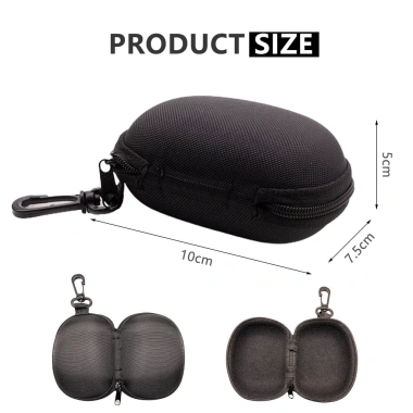Hộp đựng kính mắt gập lại, dây kéo, móc kính râm - Bảo vệ, tiện lợi, giá tốt 8