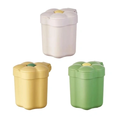 Hộp đựng rác để bàn AVENULL, nắp Mini, hộp bút hoa xinh cho vanity - 87.480₫