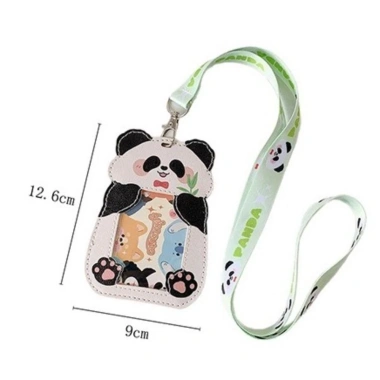 Hộp đựng thẻ ROLY da PU chống nước, dây buộc Photocard, thẻ xe buýt trẻ em