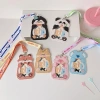 Hộp đựng thẻ ROLY da PU chống nước, dây buộc Photocard, thẻ xe buýt trẻ em 7