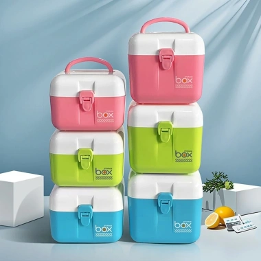 Hộp đựng thuốc Mini AVENULL 2 lớp nhựa - Bộ sơ cứu đa chức năng di động, giá ưu đãi 138k 6