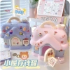 Hộp đựng tiết kiệm két mini có khóa và tay cầm thiết kế nhỏ gọn tiện dụng cho trẻ em 3