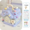 Hộp đựng tiết kiệm két mini có khóa và tay cầm thiết kế nhỏ gọn tiện dụng cho trẻ em 11