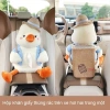 Hộp khăn giấy xe hơi 2 trong 1 - Thùng rác & Hút giấy, thiết kế dễ thương cho nội thất ô tô