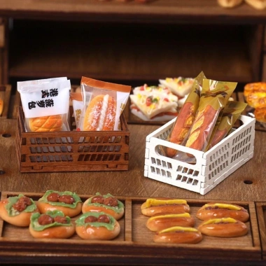 Hộp lưu trữ nhà búp bê FLAZEA – Kệ gỗ mini đa màu, giỏ bánh mì, giá ưu đãi 29.590₫ 6 Hộp lưu trữ nhà búp bê FLAZEA – Kệ gỗ mini đa màu, giỏ bánh mì, giá ưu đãi 29.590₫ 6