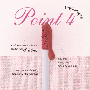Hộp Mỹ Phẩm Merzy Son Môi Blur Tint Pink Box - Giá 515k Giảm Giá, Trang Điểm Tự Nhiên ThegioiSkinfood 5