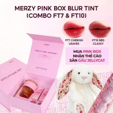 Hộp Mỹ Phẩm Merzy Son Môi Blur Tint Pink Box - Giá 515k Giảm Giá, Trang Điểm Tự Nhiên ThegioiSkinfood 8