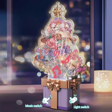 Hộp Nhạc Cây Thông Noel - Quà Tặng Lắp Ráp Mô Hình Ngày Lễ Giá 325.043₫