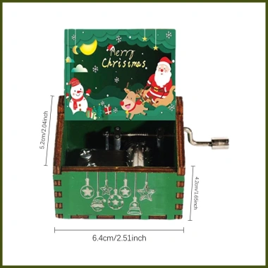 Hộp Nhạc Giáng Sinh Cổ Điển Bằng Gỗ - Giảm 109k Còn 85k - Mua Ngay 11 Hộp Nhạc Giáng Sinh Cổ Điển Bằng Gỗ - Giảm 109k Còn 85k - Mua Ngay 11