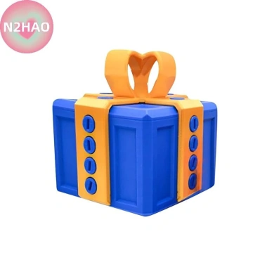 Hộp Quà Annoying N2HAO Ốc Vít Viền Lớn In 3D - Prank Giáng Sinh Đựng Thẻ Tiền