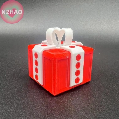 Hộp Quà Annoying N2HAO Ốc Vít Viền Lớn In 3D - Prank Giáng Sinh Đựng Thẻ Tiền