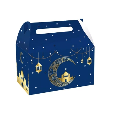 Hộp quà Eid Mubarak Ramadan 12 chiếc FANGHUI họa tiết màu giấy kẹo giảm giá 137.610₫ 9