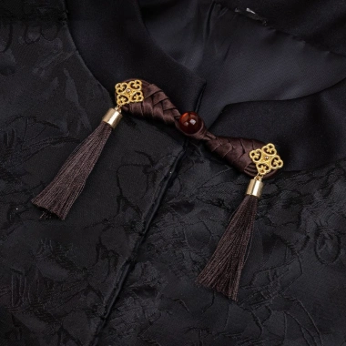Hộp quà tặng bó hoa khóa sườn xám, vải & kim loại, phù hợp Hanfu, giá 78,348₫ 6