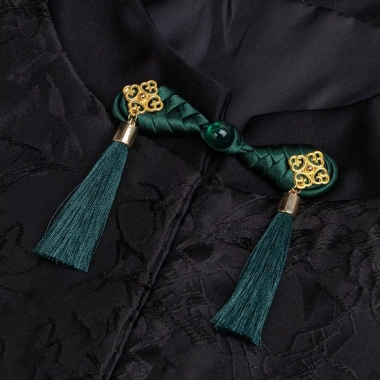 Hộp quà tặng bó hoa khóa sườn xám, vải & kim loại, phù hợp Hanfu, giá 78,348₫ 10