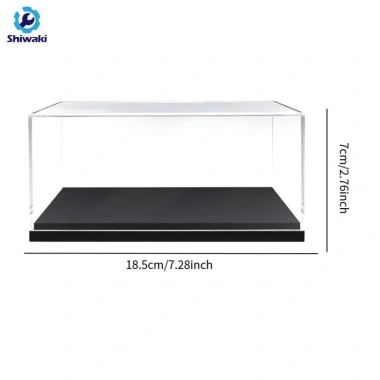 Hộp trưng bày Acrylic trong suốt đồ chơi ô tô 1/32 - Kệ lưu trữ chống bụi, búp bê hành động