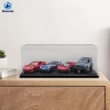 Hộp trưng bày Acrylic trong suốt đồ chơi ô tô 1/32 - Kệ lưu trữ chống bụi, búp bê hành động 6