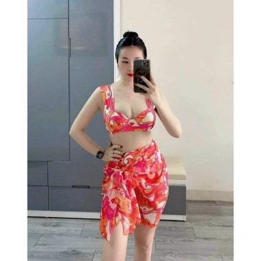 [HOT TREND] Bộ Đồ Bơi Cánh Tiên Nữ Size M L XL + Khăn, Thun Co Giãn, Kiểu Dáng Sang Trọng – Giá 199k 6
