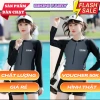 Hot Trend Bộ Đồ Bơi Dài Tay Nữ Chống Nắng Co Giãn Size M L XL Kiểu Thể Thao Sang Trọng Giá chỉ 199k
