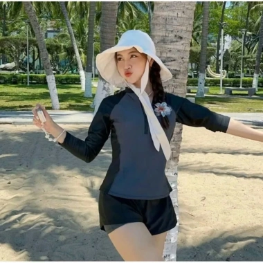 Hot Trend Bộ Đồ Bơi Dài Tay Nữ Chống Nắng Co Giãn Size M L XL Kiểu Thể Thao Sang Trọng Giá chỉ 199k 6 Hot Trend Bộ Đồ Bơi Dài Tay Nữ Chống Nắng Co Giãn Size M L XL Kiểu Thể Thao Sang Trọng Giá chỉ 199k 6
