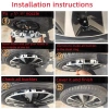 Hubcap 14 inch CISWGE Vỏ ô tô có nắp thay thế nhanh viền xe mới giá 188k 5