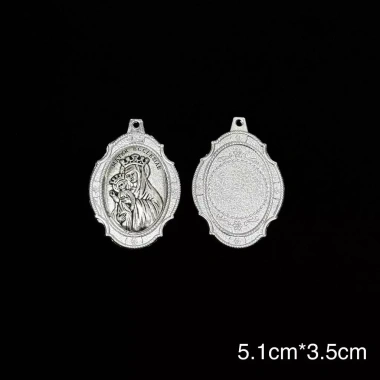 Huy chương Thánh giá Công giáo 13 kiểu - Móc khóa DIY kim loại, phụ kiện trang sức Chúa Giêsu, giảm giá 55.550đ