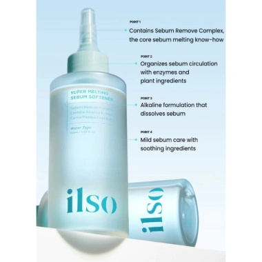 ilso Chất làm mềm huyết thanh siêu nóng chảy Deep Clean Master - Tan nhanh bã nhờn, sạch sâu