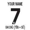 In Theo Yêu Cầu Gói In Sẵn Tên Số Chuẩn Font Thi Đấu 2.025 Giá Chỉ 40.000 VNĐ 2