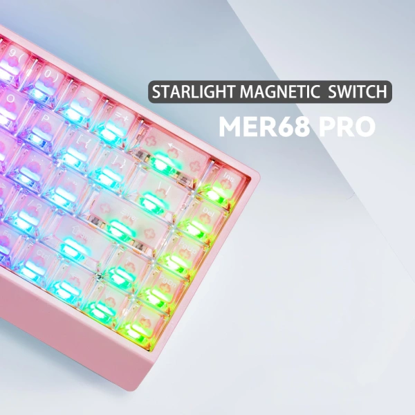 Hình ảnh sản phẩm IROK CAROTMAS MER68 MAX 8K 68 phím Mercury68 bàn phím cơ - Công tắc từ tính, trao đổi nóng, SOCD - Giá 1.515.122 VND