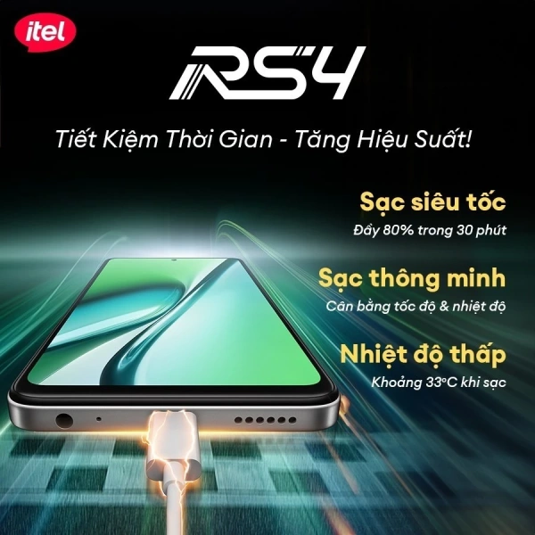 Hình ảnh sản phẩm Itel RS4 12/256GB NFC 5.000mAh 120Hz Sạc Nhanh 45W - Bảo hành 12 tháng - Hàng chính hãng