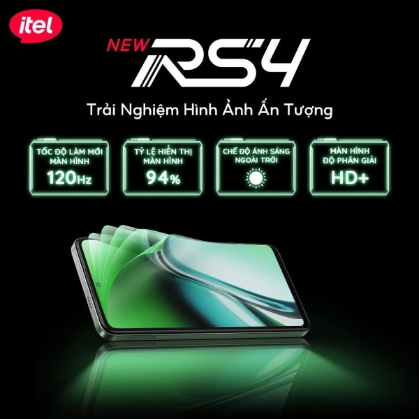 Hình ảnh sản phẩm Itel RS4 12/256GB NFC 5.000mAh 120Hz Sạc Nhanh 45W - Bảo hành 12 tháng - Hàng chính hãng