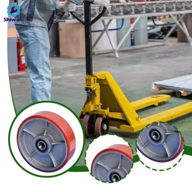 Jack Jack Vô Lăng Đôi Vòng Bi 180x50mm - Thủy Lực Im Lặng, Dễ Cán Pallet 2