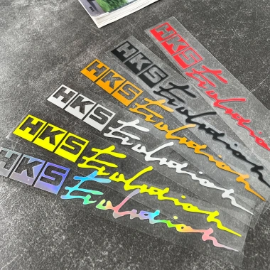 JDM HKS Xe phản quang Vinyl Decal cắt miếng chống thấm nước – trang trí Toyota & Mitsubishi EVO, chỉ 64,152₫ 3 JDM HKS Xe phản quang Vinyl Decal cắt miếng chống thấm nước – trang trí Toyota & Mitsubishi EVO, chỉ 64,152₫ 3