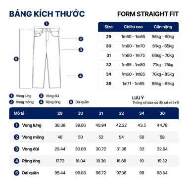 Jeans Nam ICONDENIM Skyfold Straight QJID282 – Cắt chuẩn, giá chỉ 599.000₫ 9 Jeans Nam ICONDENIM Skyfold Straight QJID282 – Cắt chuẩn, giá chỉ 599.000₫ 9