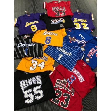 Jersey NBA Lakers Bryant Số 8 Cổ Điển Vàng Tay Ngắn Size Nam Nữ - Giá 156.600₫ 3