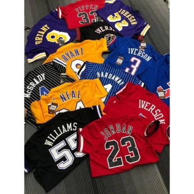 Jersey NBA Lakers Bryant Số 8 Cổ Điển Vàng Tay Ngắn Size Nam Nữ - Giá 156.600₫ 5