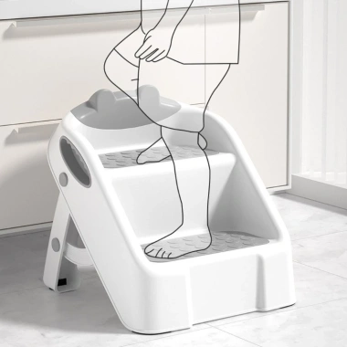 JOY Kids Step Stool gập lại chống trượt 2 bậc cho phòng tắm, huấn luyện bò - Giá 240.106 VND